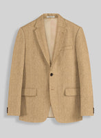 Harris Tweed Beige Herringbone Suit - StudioSuits