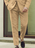 Harris Tweed Beige Herringbone Suit - StudioSuits