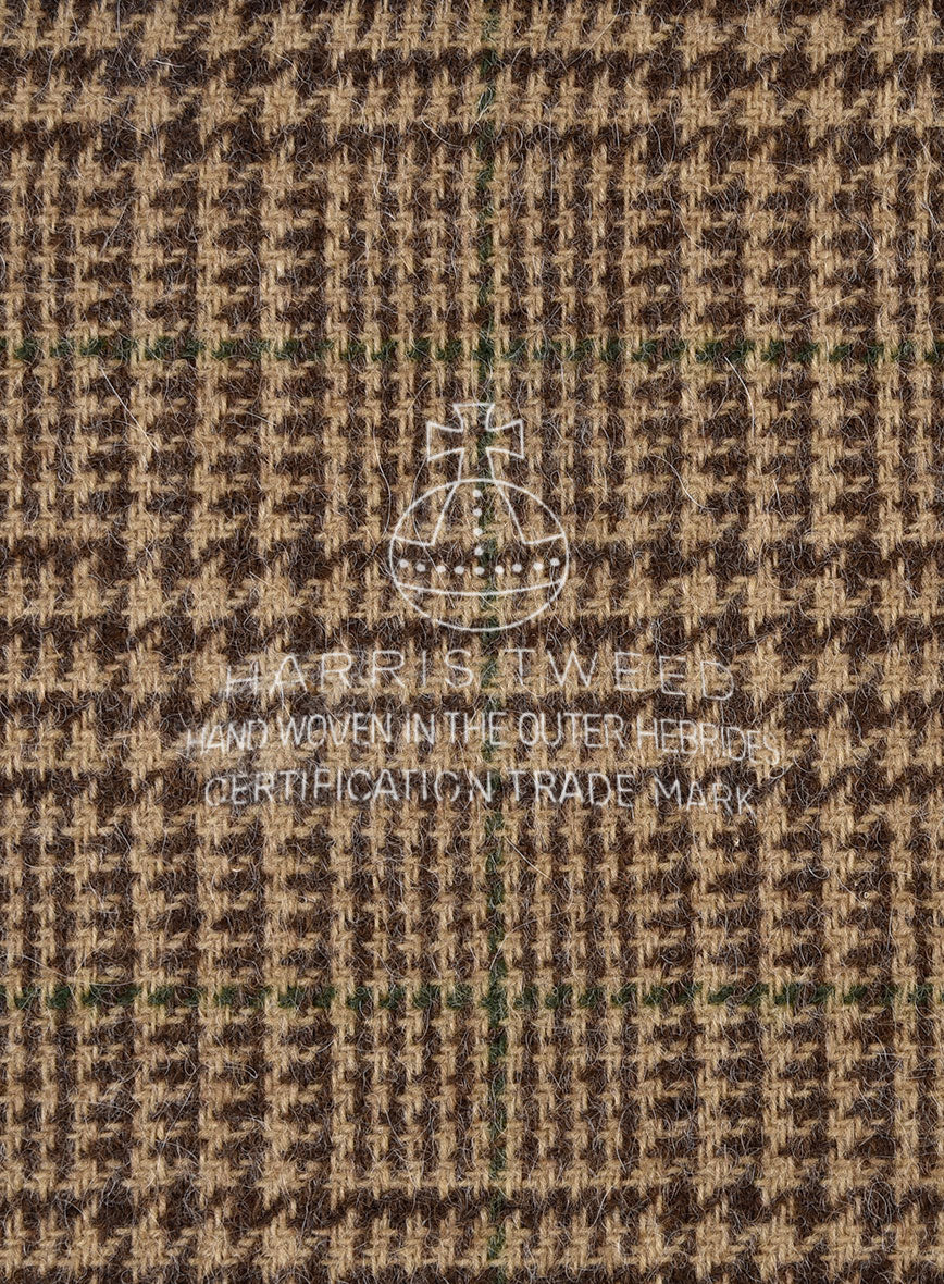 Harris Tweed Brown Glen Jacket - StudioSuits