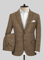 Harris Tweed Brown Glen Suit - StudioSuits