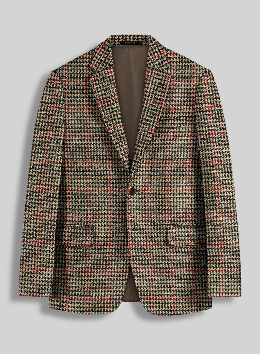 Harris Tweed Carmine Beige Jacket - StudioSuits