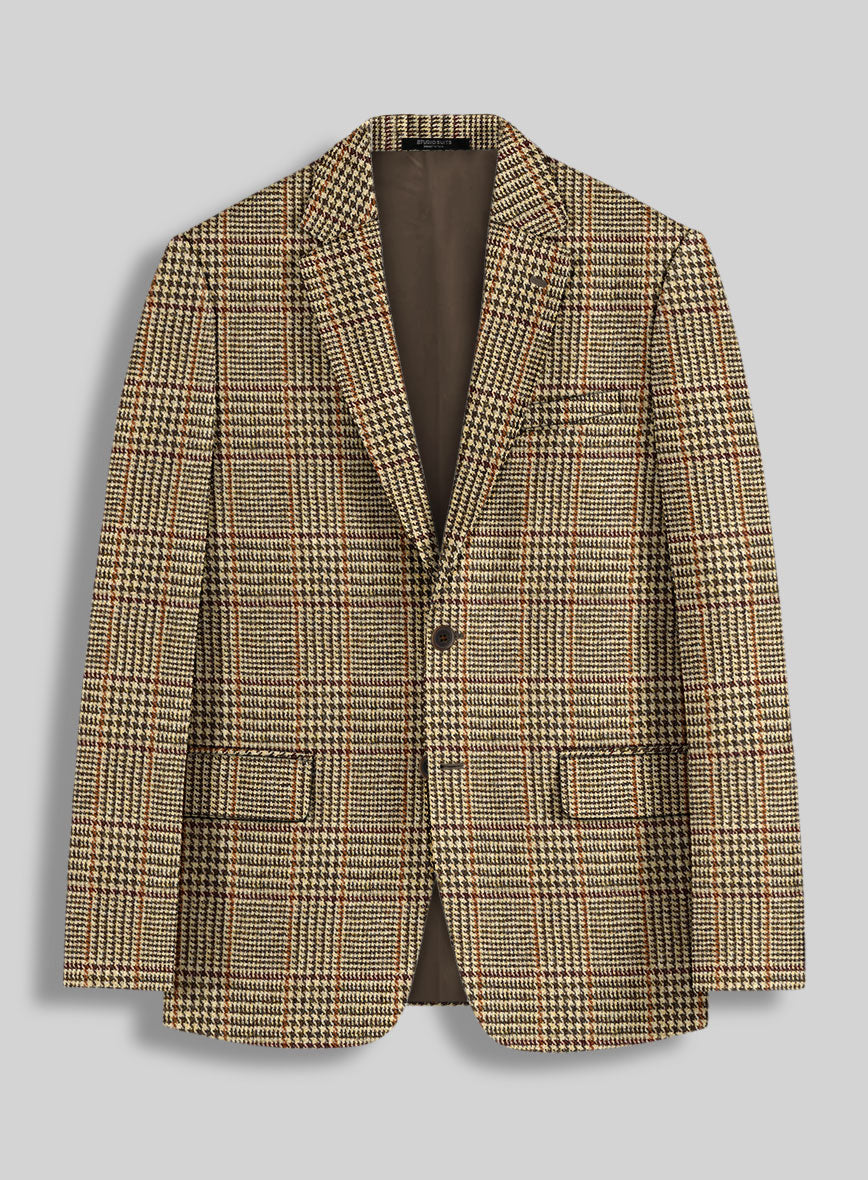 Harris Tweed Chestnut Glen Jacket - StudioSuits