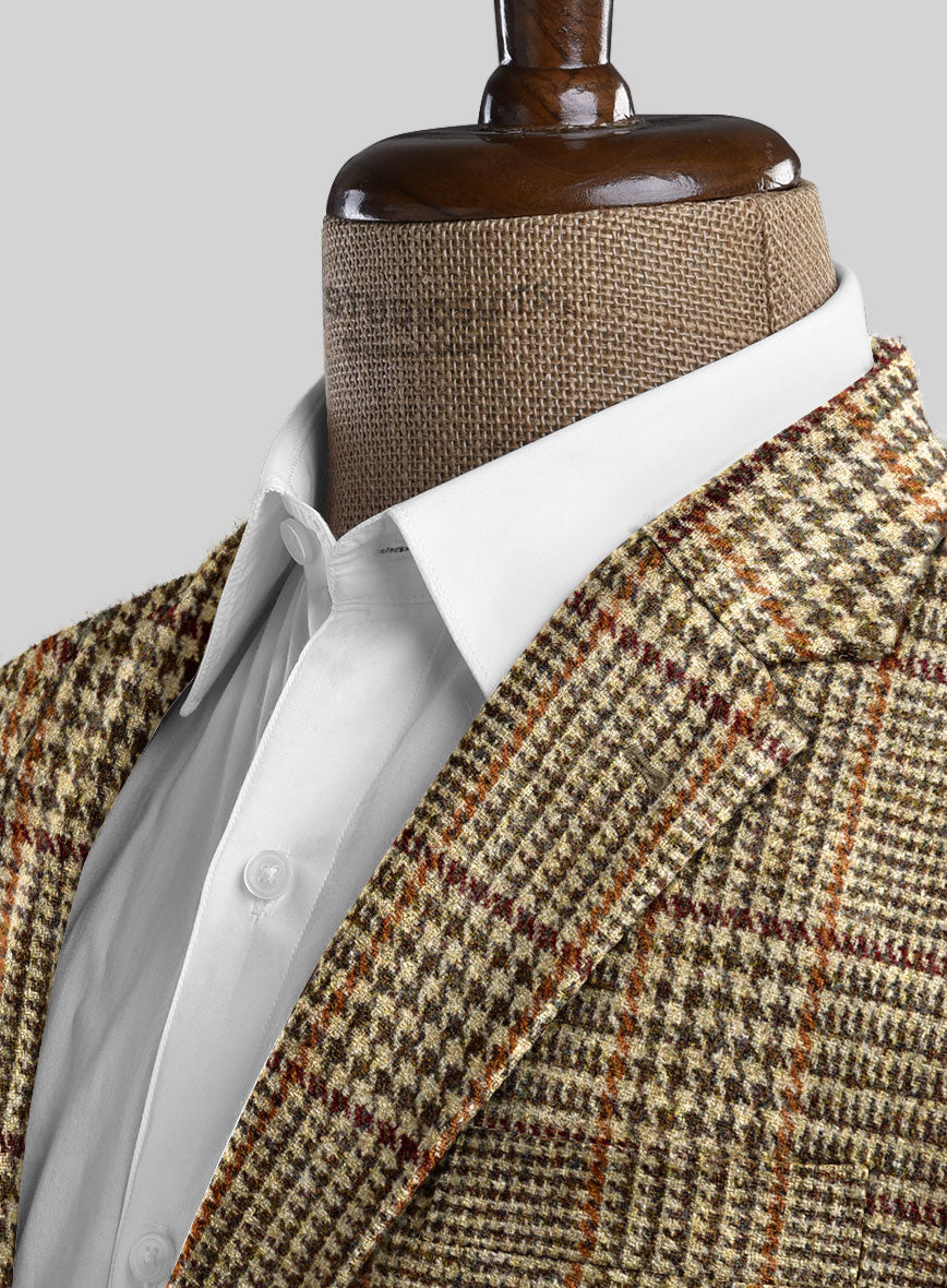 Harris Tweed Chestnut Glen Jacket - StudioSuits