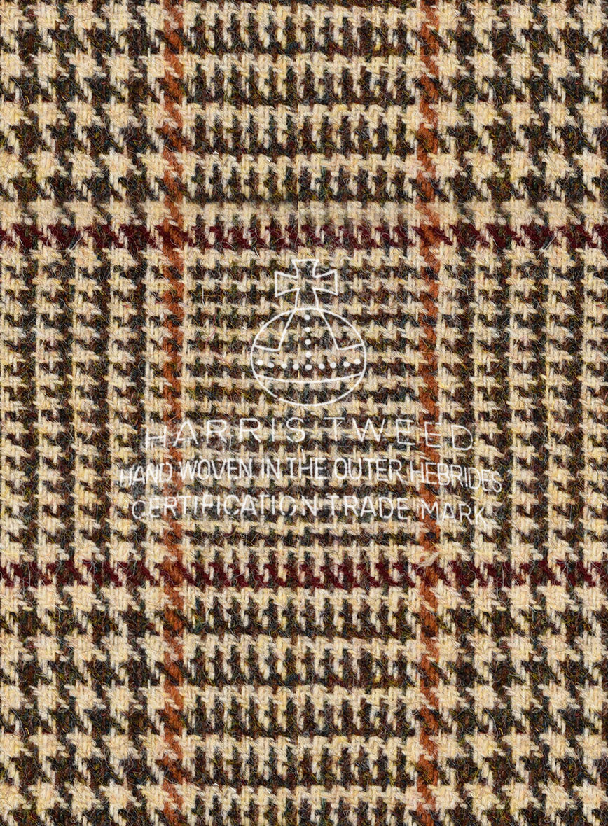 Harris Tweed Chestnut Glen Jacket - StudioSuits