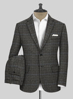 Harris Tweed Dark Gray Check Suit - StudioSuits