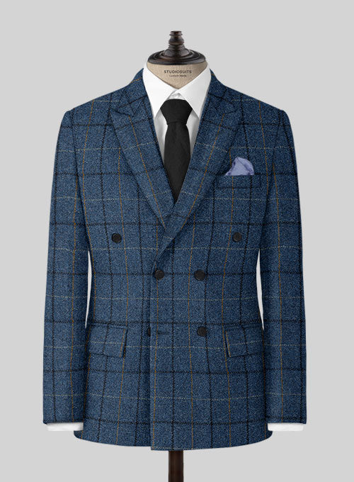 Harris Tweed Gordon Blue Jacket