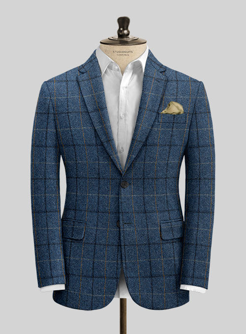 Harris Tweed Gordon Blue Jacket