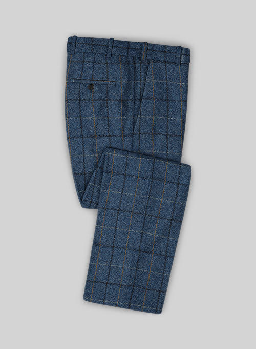 Harris Tweed Gordon Blue Suit - StudioSuits