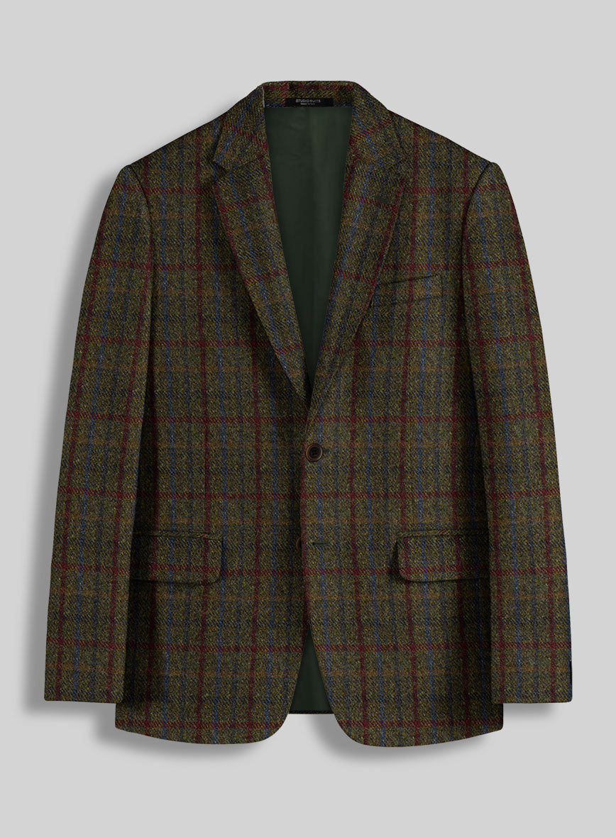 Harris Tweed Green Check Suit