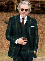 Harris Tweed Green Tartan Jacket - StudioSuits