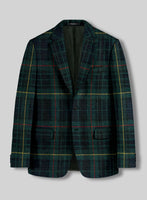 Harris Tweed Green Tartan Jacket - StudioSuits