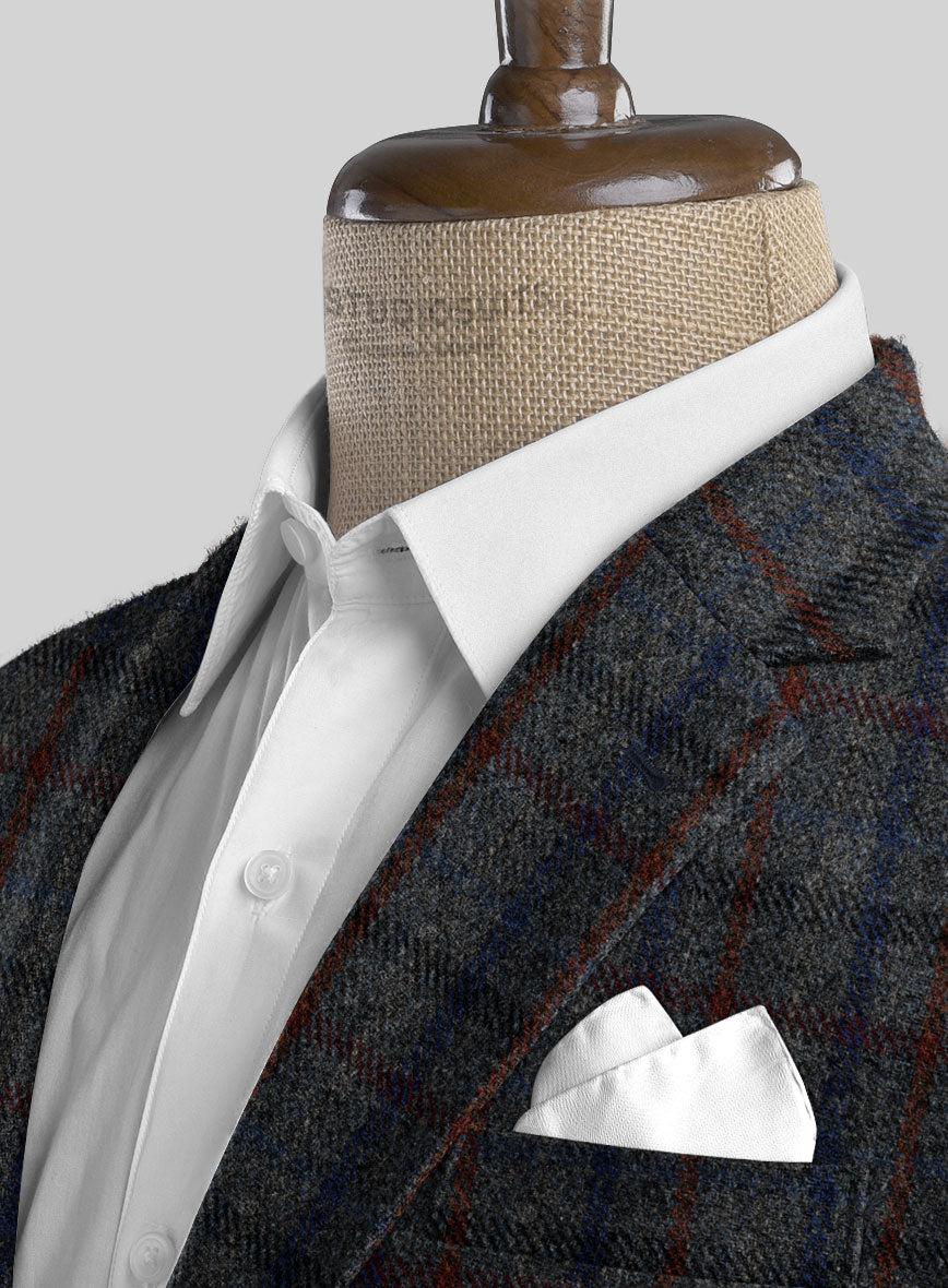 Harris Tweed Ice Blue Check Suit - StudioSuits