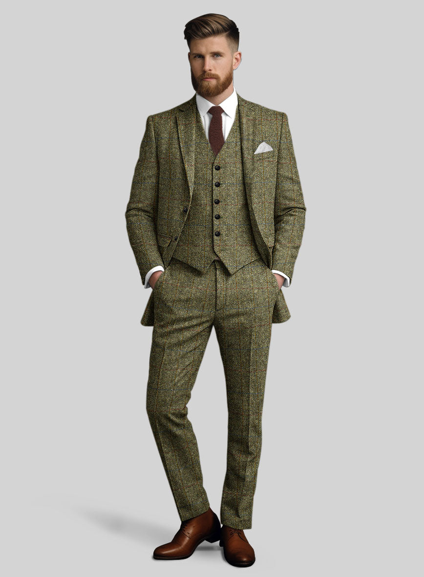 Harris Tweed Ranger Green Suit