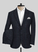 Harris Tweed Rope Blue Suit - StudioSuits