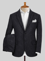 Harris Tweed Rope Dark Blue Suit - StudioSuits