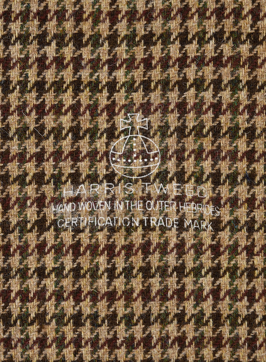 Harris Tweed Russet Houndstooth Jacket - StudioSuits