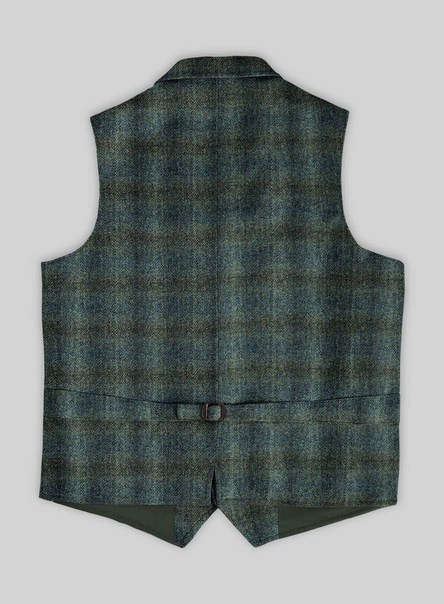 Harris Tweed Scot Green Hunting Vest