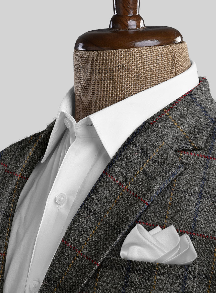 Harris Tweed Stormcrest Gray Jacket - StudioSuits