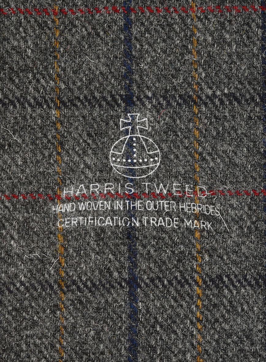 Harris Tweed Stormcrest Gray Jacket - StudioSuits