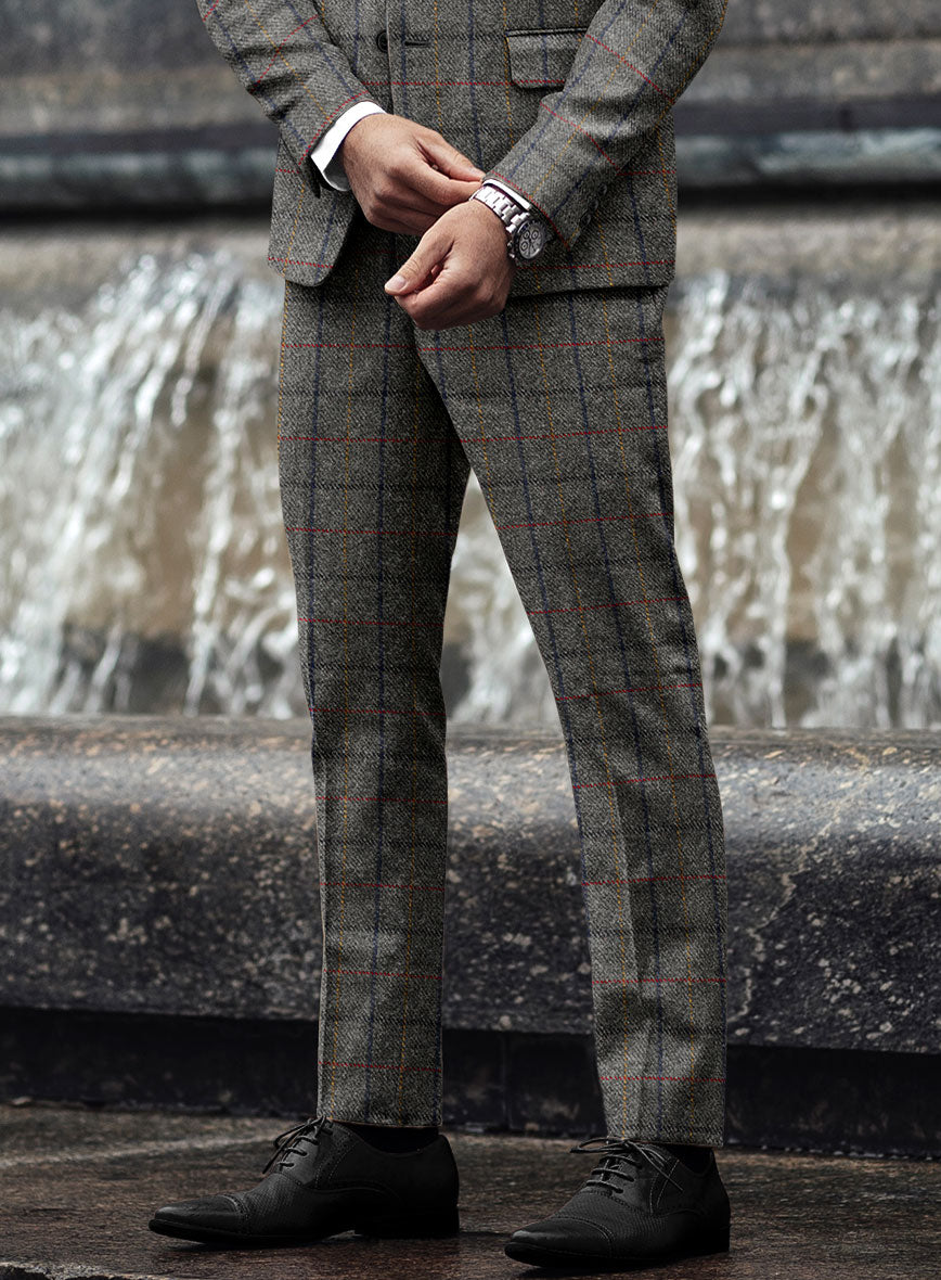 Harris Tweed Stormcrest Gray Suit - StudioSuits