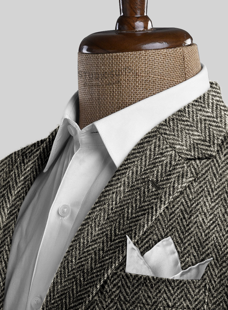 Harris Tweed Vintage Herringbone Jacket - StudioSuits