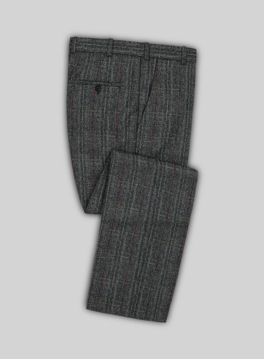 Harris Tweed Welsh Gray Suit - StudioSuits