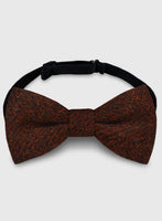 Harris Tweed Bow - Wide Herringbone Rust - StudioSuits