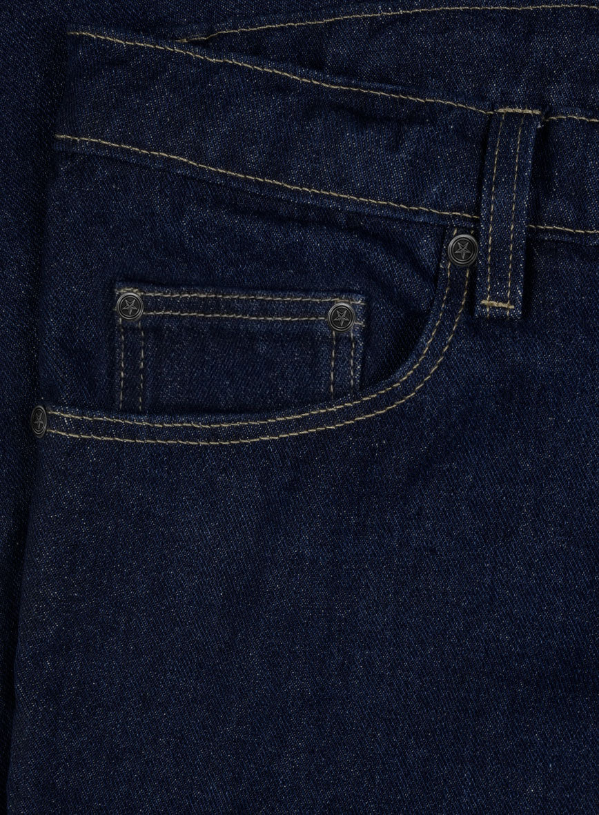 Heavy Blue Dark Indigo Jeans - StudioSuits