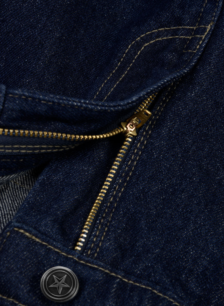 Heavy Blue Dark Indigo Jeans - StudioSuits