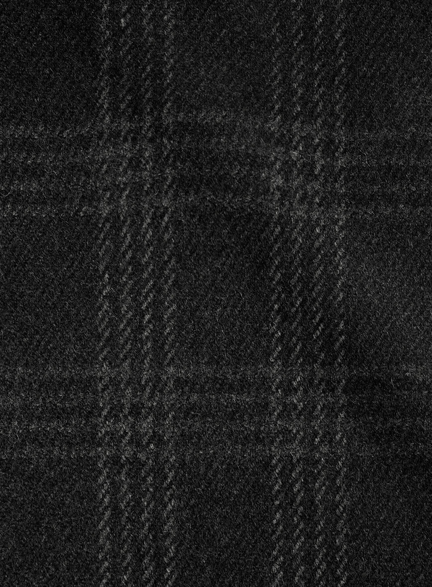 Highlander Black Tartan Tweed Jacket - StudioSuits