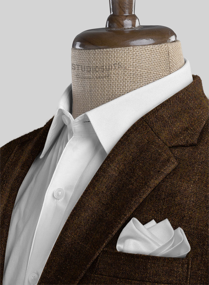 Highlander Brown Windowpane Tweed Jacket - StudioSuits