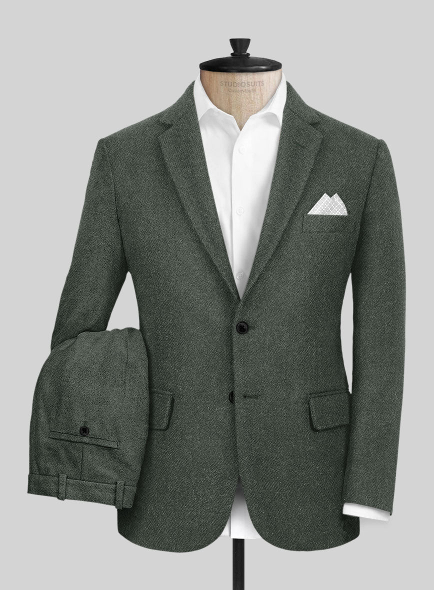 Highlander Bush Green Tweed Suit - StudioSuits