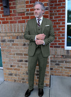 Highlander Bush Green Tweed Suit - StudioSuits