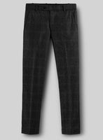 Highlander Charcoal Windowpane Tweed Suit - StudioSuits