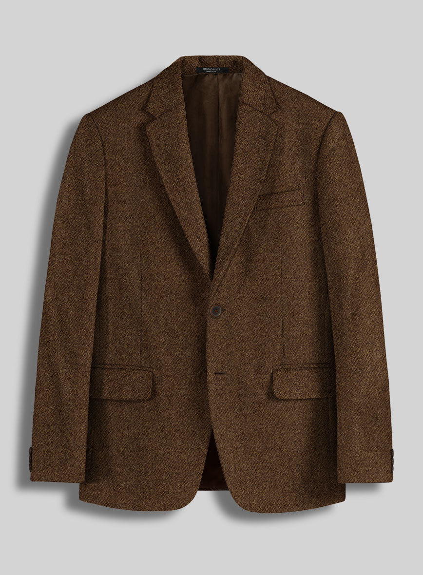 Highlander Coca Brown Tweed Jacket - StudioSuits