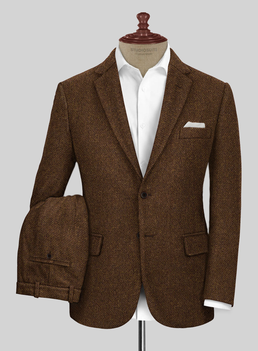 Highlander Coca Brown Tweed Suit - StudioSuits