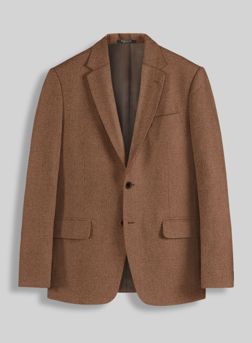 Highlander Earthy Brown Tweed Suit - StudioSuits