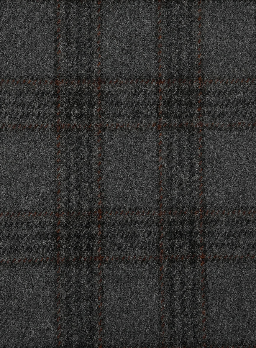 Highlander Gray Classic Check Tweed Jacket - StudioSuits