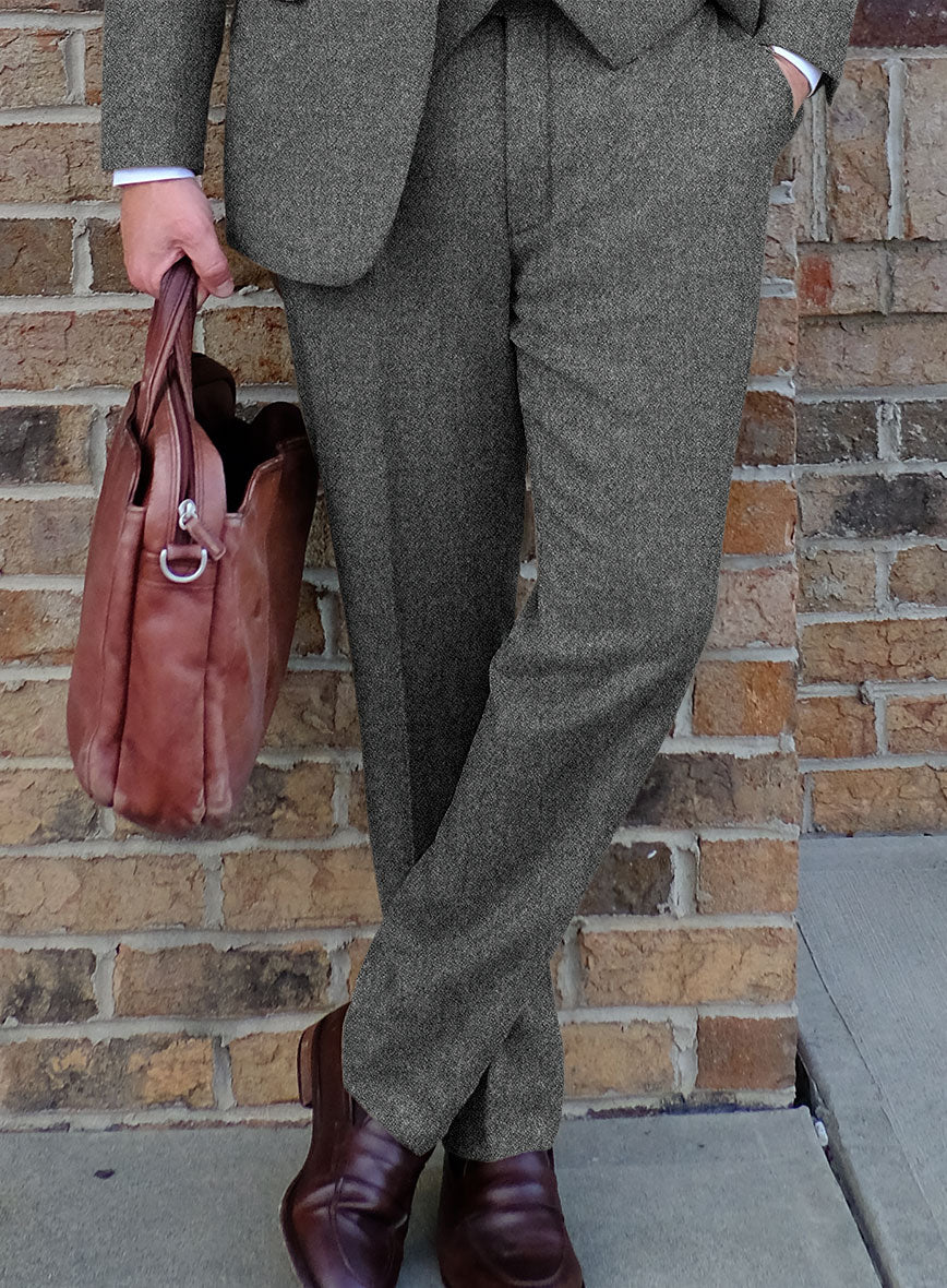 Highlander Gray Tweed Pants - StudioSuits