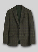 Highlander Green Windowpane Tweed Suit - StudioSuits