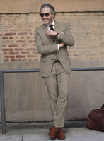 Highlander Greige Tweed Suit - StudioSuits