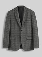 Highlander Heavy Black Houndstooth Tweed Suit - StudioSuits