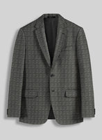 Highlander Heavy Charcoal Houndstooth Tweed Suit - StudioSuits