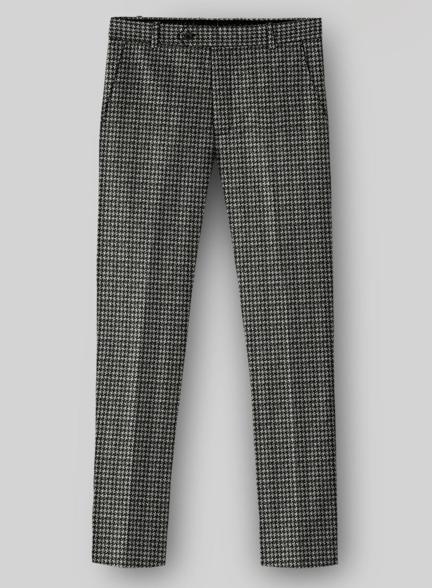 Highlander Heavy Charcoal Houndstooth Tweed Suit - StudioSuits