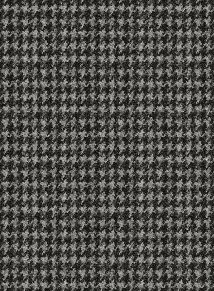 Highlander Heavy Charcoal Houndstooth Tweed Suit - StudioSuits