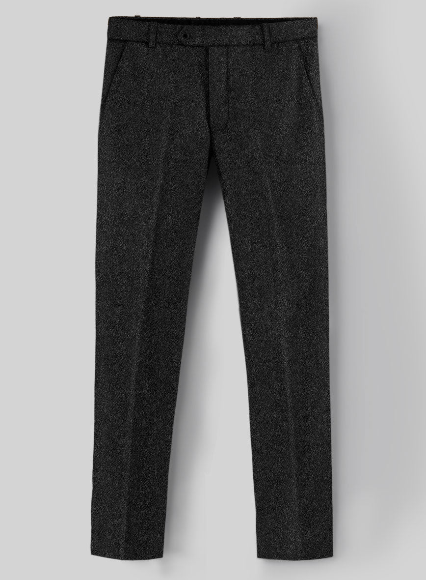 Highlander Heavy Heritage Charcoal Tweed Pants - StudioSuits