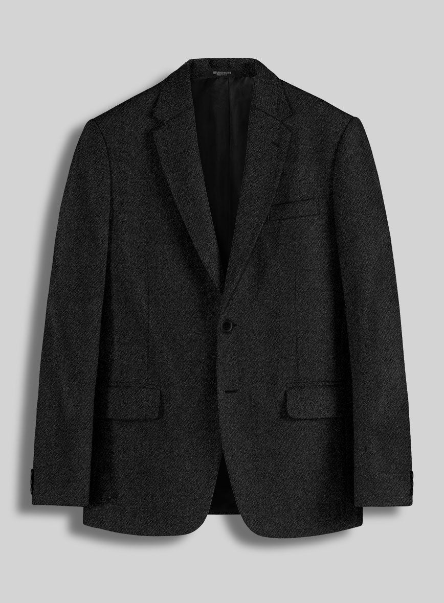 Highlander Heavy Heritage Charcoal Tweed Suit - StudioSuits