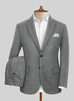 Highlander Light Gray Tweed Suit - StudioSuits