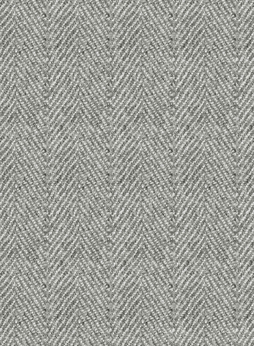 Highlander Light Gray Herringbone Tweed Suit - StudioSuits