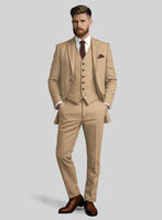 Highlander Sahara Beige Tweed Suit - StudioSuits